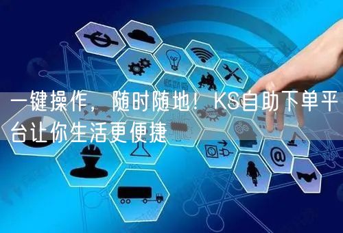 一键操作，随时随地！KS自助下单平台让你生活更便捷